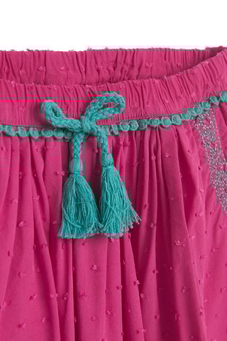 Jupe plumetis Fuchsia