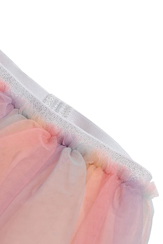 Jupe tie and dye Rose et saumon