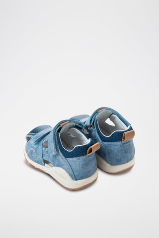 Sandales en jean Bleu