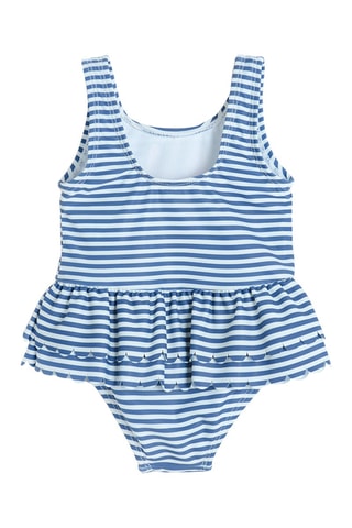 Maillot 1 pièce Minnie Disney Blanc et bleu marine