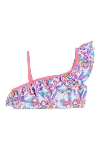 Maillot 2 pièces Blanc et violet