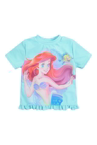 Maillot 2 pièces Polochon et Ariel La petite Sirène Disney Bleu clair