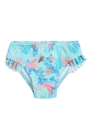 Maillot 2 pièces Polochon et Ariel La petite Sirène Disney Bleu clair