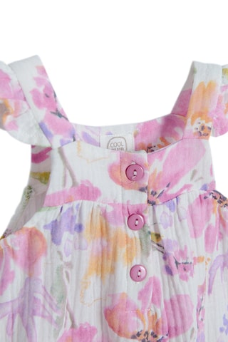 Salopette Blanc et rose