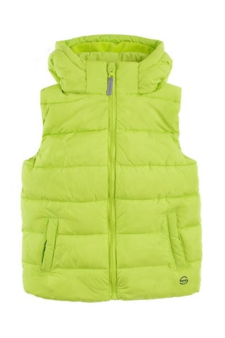 Doudoune sans manches Vert citron