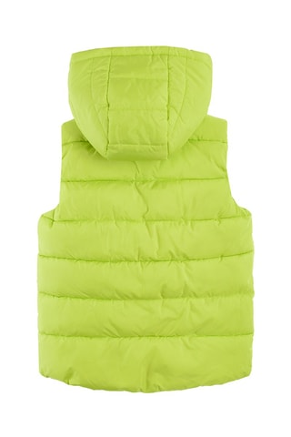 Doudoune sans manches Vert citron