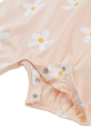 2 barboteuses Blanc et saumon