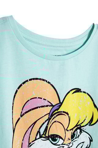 Pyjama Lola Bunny Looney Tunes Turquoise et noir
