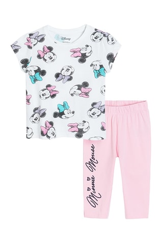 Pyjama Minnie Disney Ecru et rose