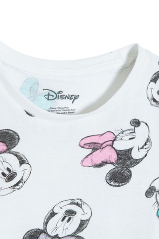 Pyjama Minnie Disney Ecru et rose