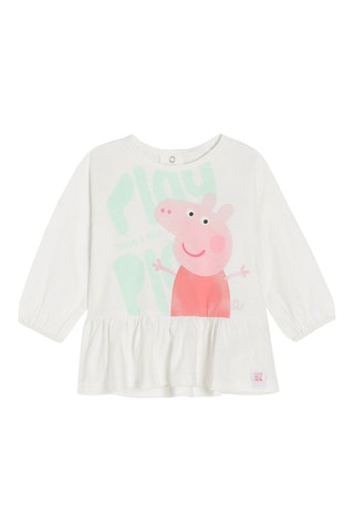T-shirt Peppa Pig Blanc