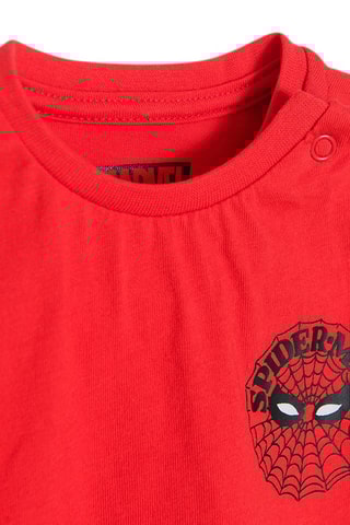 3 t-shirts Avengers Marvel Blanc, rouge et ciel