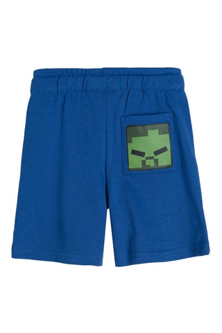 Short Minecraft Bleu roi