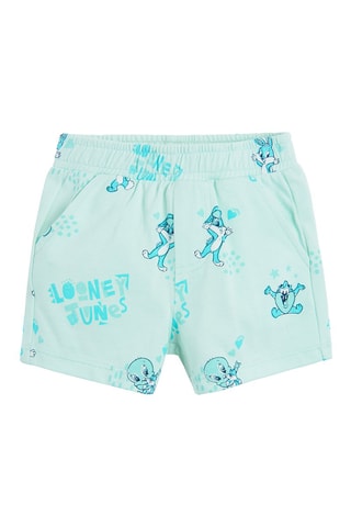 Short Looney Tunes Turquoise