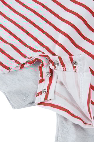 2 combinaisons Dumbo Disney Blanc et gris clair chiné