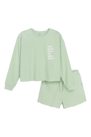 T-shirt et short - Vert