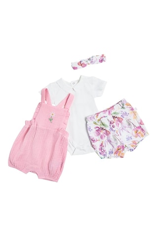 Ensemble 3 pièces Rose et blanc