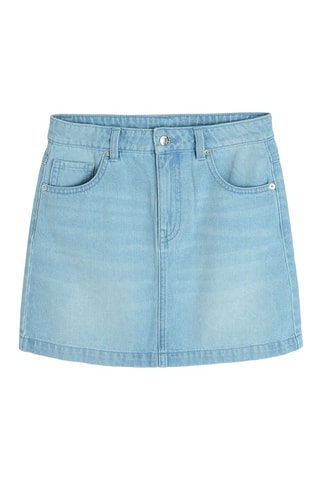 Jupe en jean Bleu