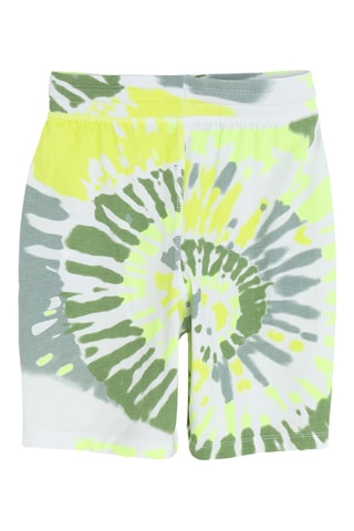Short tie and dye - Blanc et kaki