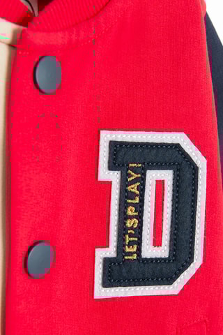 Sweat - Rouge et écru