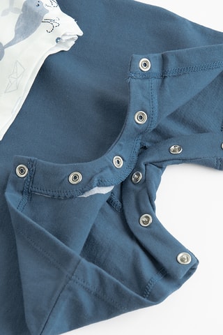 2 combinaisons - Blanc et bleu pétrole