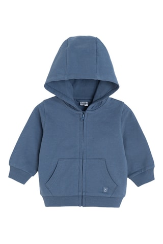Sweat à capuche - Bleu cobalt