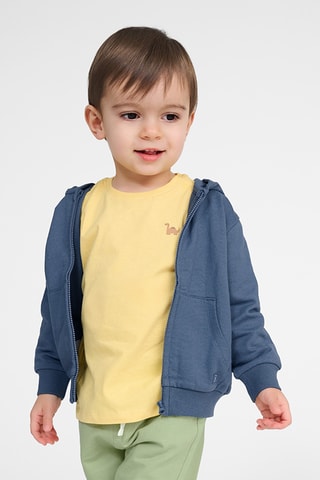 Sweat à capuche - Bleu cobalt