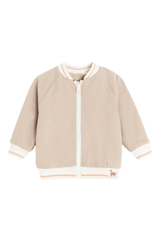 Sweat réversible - Beige et bleu marine