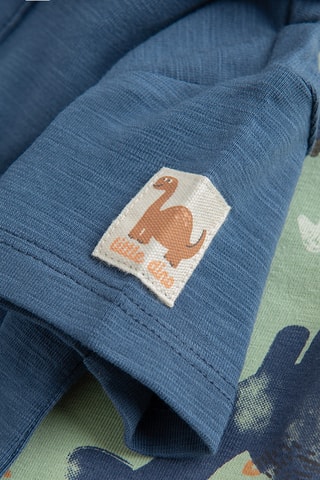 2 bodys - Bleu marine chiné et vert