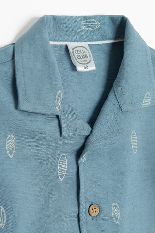 Chemise et short - Bleu clair