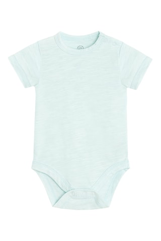 Body et salopette - Bleu et blanc