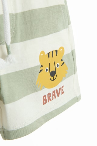 2 shorts - Jaune et vert