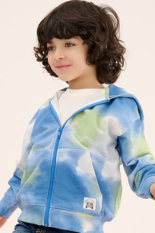 Sweat tie and dye - Bleu clair