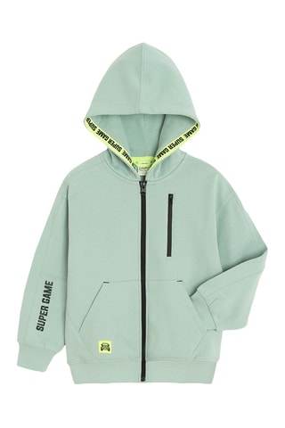 Sweat à capuche - Vert d’eau