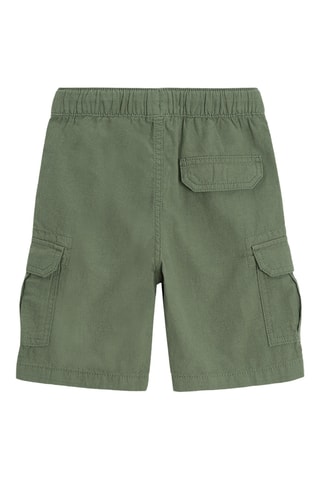 Bermuda en lin - Vert