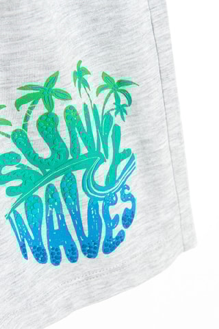 Short - Gris clair chiné