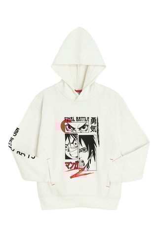 Sweat à capuche - Blanc