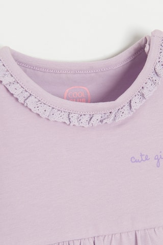 Robe et legging - Mauve et turquoise