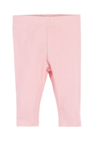 3 leggings - Rose et corail