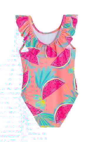 Maillot 1 pièce - Saumon et fuchsia