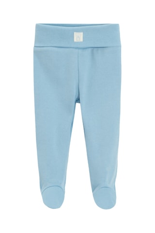 2 pantalons - Beige et bleu clair