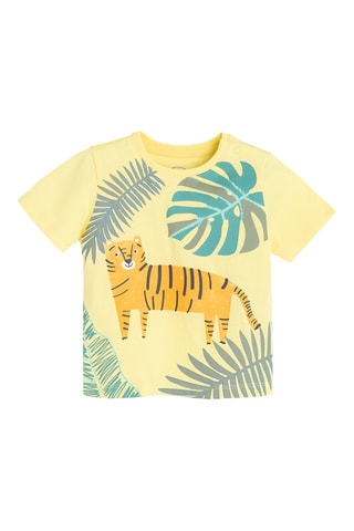 3 t-shirts - Vert, blanc et jaune