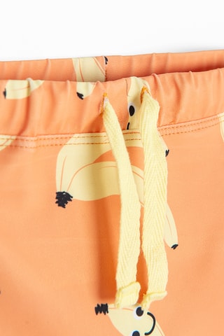 Short de bain - Orange