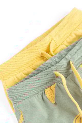 2 shorts - Kaki et jaune