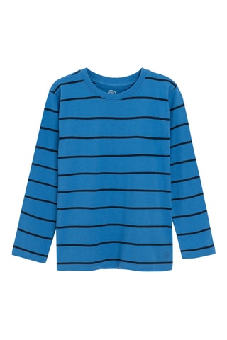 T-shirt - Bleu cobalt et noir