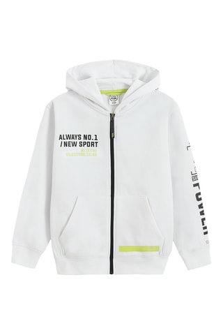 Sweat à capuche - Blanc