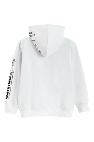 Sweat à capuche - Blanc