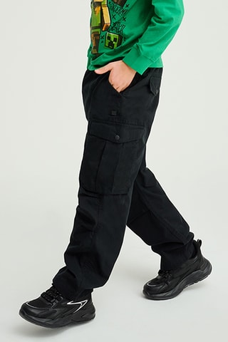 Pantalon cargo - Noir