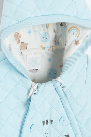 Combipilote à capuche - Bleu clair