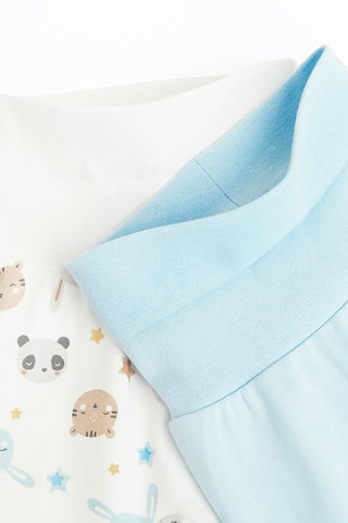 2 pantalons - Bleu clair